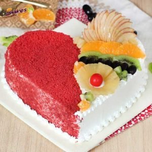 red-and-white-heart-shape-fruit-cake