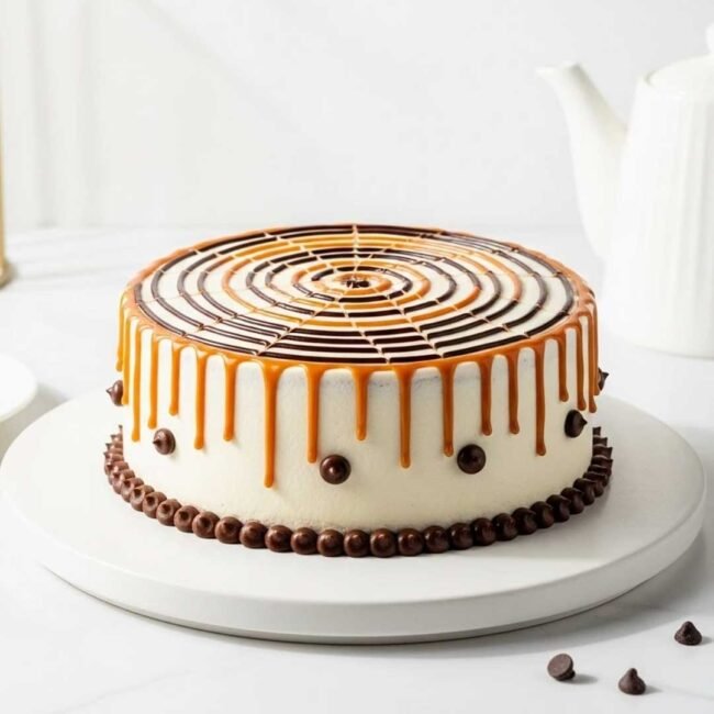 Butterscotch Drizzle Drip Cake