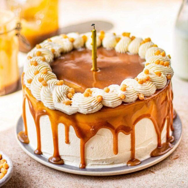 Caramel Cascade Gateau