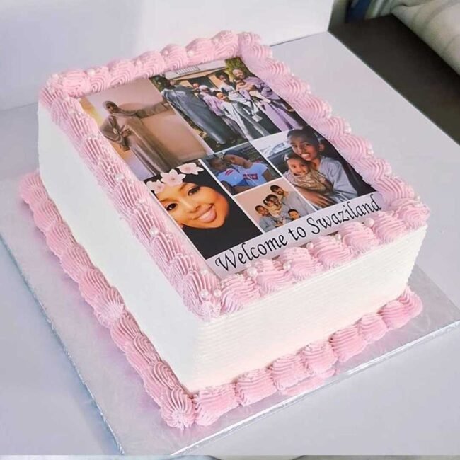 custom-photo-collage-rectangle-cake-with-pink-piping