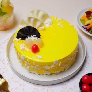 Golden Glaze Pineapple Cake