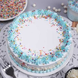 heart-shape -vanilla-cake