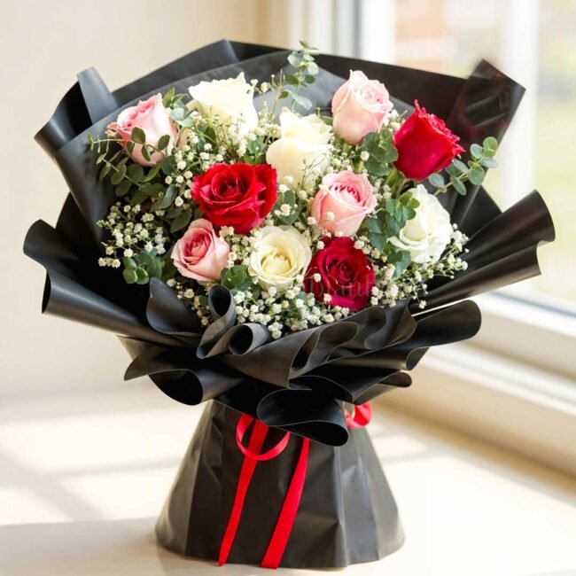 pink-carnations-and-white-lilies-bouquet pink-carnations-and-white-lilies-bouquet