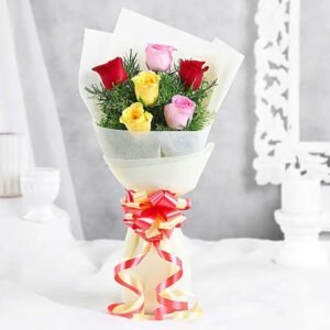 pink-roses-and-white-lilies-bouquet