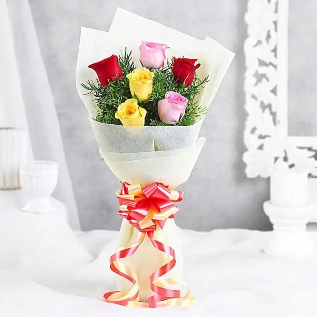 pink-roses-and-white-lilies-bouquet pink-roses-and-white-lilies-bouquet