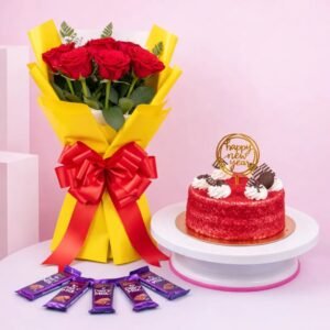 red-velvet-cake-red-roses-dairy-milk-chocolates-combo