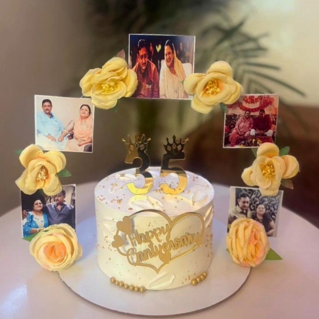 The Eternal Love Photo Arch Cake