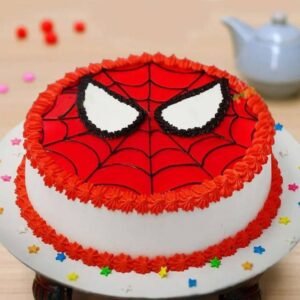 ultimate-spiderman-face-theme-cake